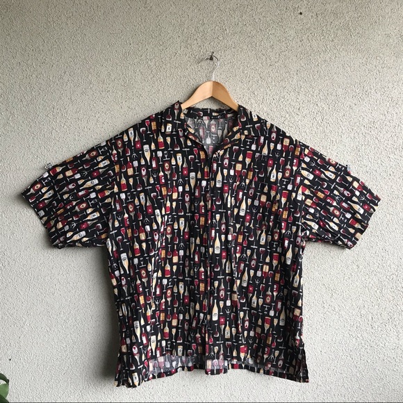 Custom Made Zip-Front Wine Smock 3XL - Picture 1 of 6